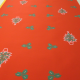 Moquette sapins rouge