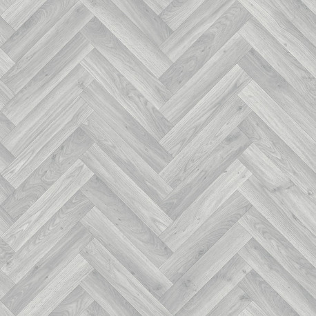 PVC/Vinyle Plaza chevron gris clair