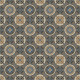 PVC/Vinyle Plaza Carreaux ciment foncé