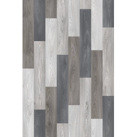 PVC/Vinyle Designer Plus Lames parquet 3 couleurs gris